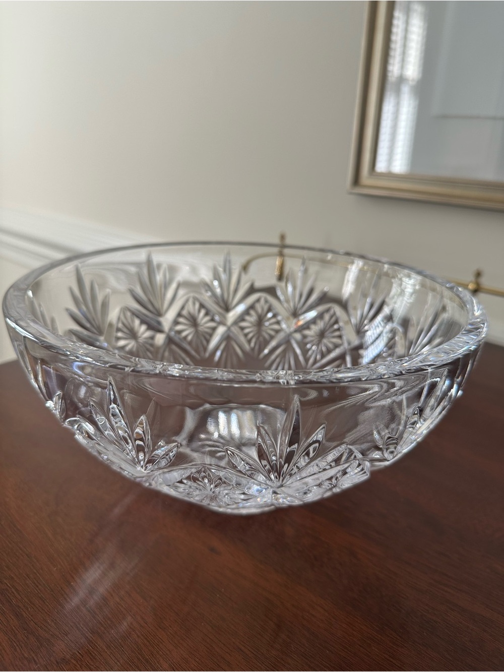 Waterford  Normandy 10” Cut Crystal Decorative Serving Bowl - Clear